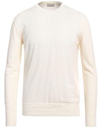 Altea - Ivory Sweater Cotton, Polyamide - Lyst