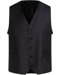 Canali - Tailored Vest Wool - Lyst