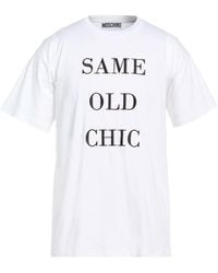 Moschino - T-Shirt Cotton - Lyst