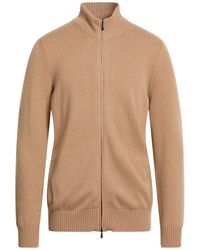 Drumohr - Camel Cardigan Cashmere - Lyst