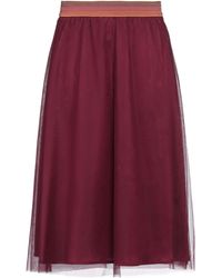 Niu - Tulle Flared Midi Skirt - Lyst