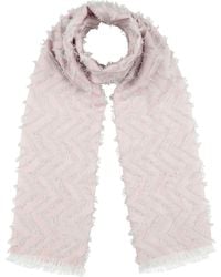 Emporio Armani - Scarf Modal, Viscose, Polyester - Lyst