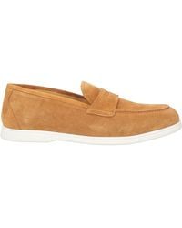 Testoni - Camel Loafers Calfskin - Lyst