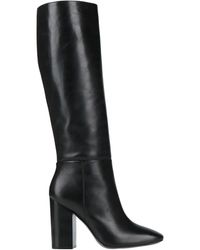calvin klein tall leather boots