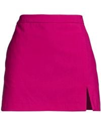 Jucca - Fuchsia Mini Skirt Polyester, Virgin Wool, Elastane - Lyst