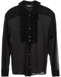 DSquared² - Shirt Silk - Lyst