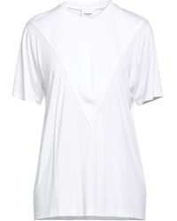 Burberry - Silk-blend T-shirt - Lyst