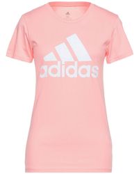 Pink adidas T-shirts for Women | Lyst