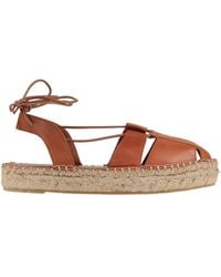 Alohas - Tan Espadrilles Leather - Lyst
