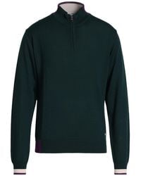 Manuel Ritz - Dark Sweater Virgin Wool, Acrylic - Lyst