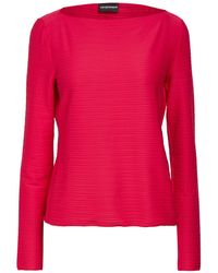 Emporio Armani - Top Polyamide, Elastane - Lyst