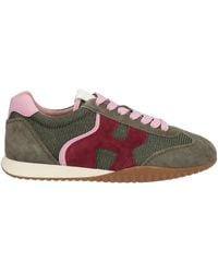 Hogan - Sneakers Leather, Textile Fibers - Lyst
