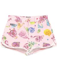 Versace Jeans Couture Denim Shorts - Pink