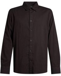 Rag & Bone - Charcoal Shirt Cotton, Elastane - Lyst