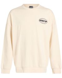EA7 - Sweatshirt Cotton - Lyst