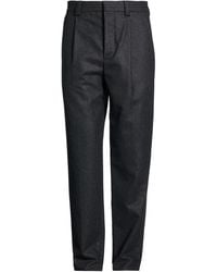 Tod's - Charcoal Pants Wool - Lyst