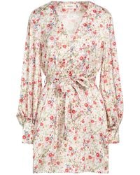 ViCOLO - Ivory Mini Dress Polyester - Lyst