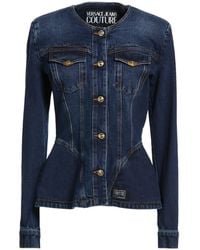 Versace Jeans Couture - Denim Outerwear Cotton, Elastane - Lyst