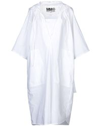 MM6 by Maison Martin Margiela Midi Dress - White