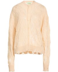 Aries - Blush Cardigan Acrylic, Mohair Wool, Polyamide - Lyst