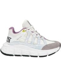 Versace - Trigreca Light Sneakers Calfskin, Textile Fibers - Lyst