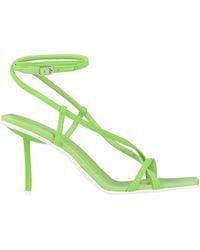 Le Silla - Lime Thong Sandal Textile Fibers - Lyst