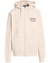 EA7 - Sweatshirt Cotton, Elastane - Lyst