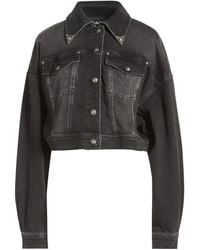 Versace Jeans Couture - Denim Outerwear Cotton, Elastane - Lyst
