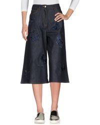Valentino Denim Capris - Blue