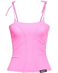 Vetements - Fuchsia Top Polyamide, Elastane - Lyst