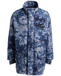 Etro - Coat Cotton, Polyester, Polyamide, Synthetic Fibers, Virgin Wool - Lyst