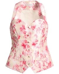 Philosophy Di Lorenzo Serafini - Fuchsia Tailored Vest Polyester - Lyst