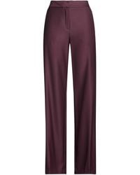 Gianluca Capannolo - Burgundy Pants Virgin Wool - Lyst