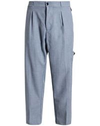 Gazzarrini - Slate Pants Polyester, Virgin Wool, Elastane - Lyst