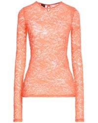 Pinko - Top Cotton, Polyamide, Elastane, Polyester - Lyst