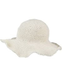 MM6 by Maison Margiela - Ivory Hat Viscose - Lyst