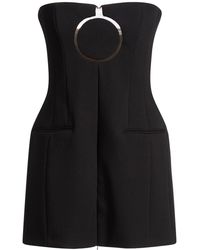 Ferragamo - Mini Dress Virgin Wool - Lyst