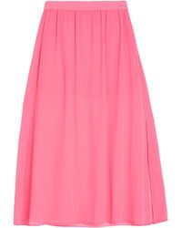 ARMANI EXCHANGE - Midi Skirt Polyester - Lyst