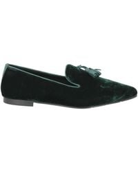POESIE VENEZIANE - Loafers Leather, Textile Fibers - Lyst