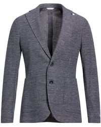 Manuel Ritz - Blazer Cotton, Polyamide, Linen - Lyst