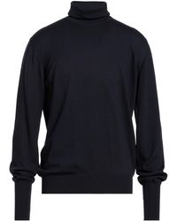 Alpha Studio - Midnight Turtleneck Merino Wool - Lyst