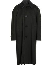 Fendi - Coat Virgin Wool, Alpaca Wool, Lambskin - Lyst