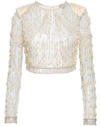 Elisabetta Franchi - Top - Lyst