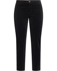120% Lino - Pants Cotton, Elastane - Lyst