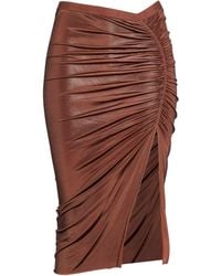 Rick Owens - Midi Skirt Viscose, Elastane - Lyst