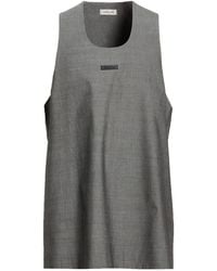 Fear Of God - Tank Top Cotton, Virgin Wool, Elastane - Lyst