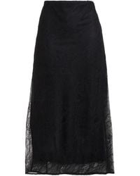 Ottod'Ame - Midi Skirt Polyester - Lyst