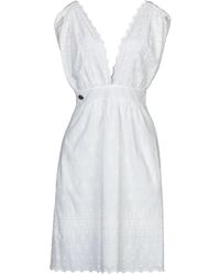 Philipp Plein Midi Dress - White