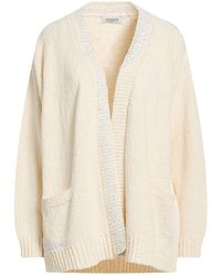 Laneus - Cream Cardigan Cotton - Lyst