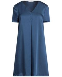 Biancoghiaccio - Mini Dress Polyester, Elastane - Lyst